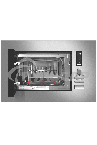 Микроволновая печь встраиваемая Maunfeld JBMO820GS01 нержавеющая сталь, 20 л, 1080 Вт, переключатели - поворотный механизм/кнопки