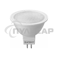 Лампа светодиодная ОНЛАЙТ 71637 OLL-MR16-5-230-3K-GU5.3