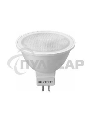 Лампа светодиодная ОНЛАЙТ 71637 OLL-MR16-5-230-3K-GU5.3