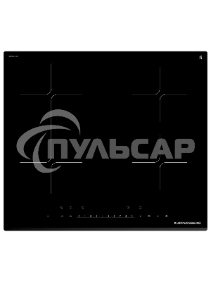 Варочная поверхность Kuppersberg/ Варочная поверхность Kuppersberg, индукция, High-Tech, 9 уровней мощности, inverter, таймер, пауза, Booster, автоматическое отключение, Flexi-zone, слайдерное управление, поддержание тепла, черный