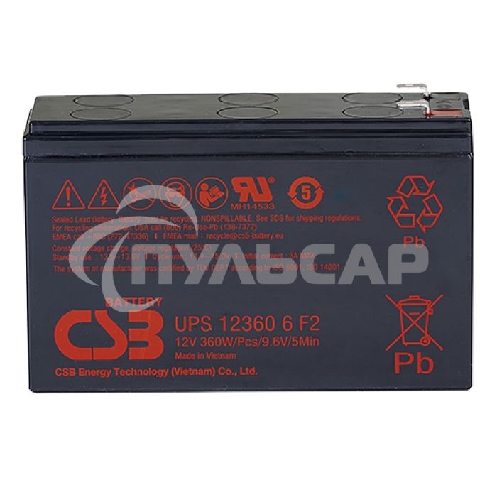 Батарея CSB UPS 123606 (12V 6Ah)