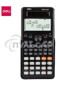 Калькулятор научный Deli ED82ES черный 10+2-разр.