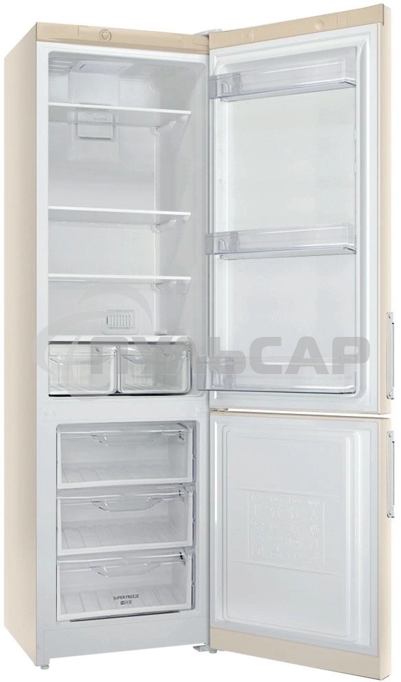 Холодильник Stinol STN 200 E бежевый двухкамерный 249/75л морозилка снизу, No Frost