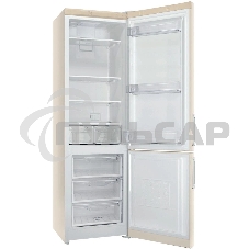 Холодильник Stinol STN 200 E бежевый двухкамерный 249/75л морозилка снизу, No Frost