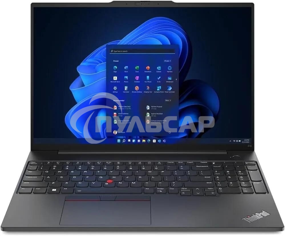 Ноутбук Lenovo ThinkPad E16 G2 Ryzen 5 7535U 16Gb SSD 512Gb AMD Radeon 16