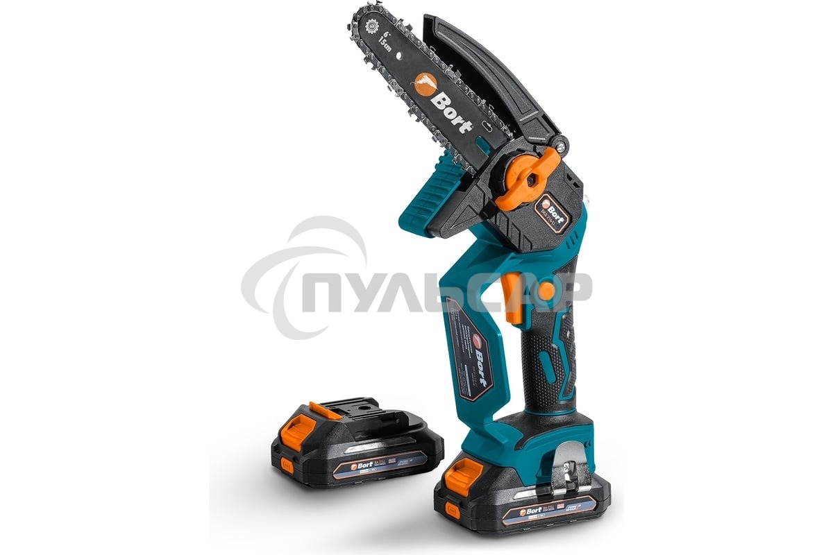 Пила цепная аккумуляторная Bort BKS-216-Li (2 АКБ + ЗУ)