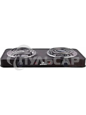 Плитка эл.(2 конф) Добрыня DO-2207B черная (2000Вт) спираль x6