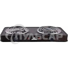 Плитка эл.(2 конф) Добрыня DO-2207B черная (2000Вт) спираль x6 Плитка эл.(2 конф) Добрыня DO-2207B черная (2000Вт) спираль x6