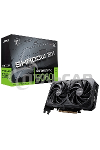 Видеокарта MSI PCI-E 5.0 RTX 5060 8G SHADOW 2X OC NVIDIA GeForce RTX 5060 8Gb 128bit GDDR7 2482/28000 HDMIx1 DPx3 HDCP Ret