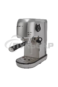 Кофеварка эспрессо Polaris PCM 2001AE нержавеющая сталь, исп. кофе - молотый, 1.5 л, 1400 Вт, 20 бар