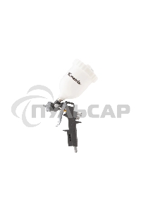 Набор пневмоинструмента Matrix, 5 предметов, быстросъемное соед. краскорасп. с верхним бачком