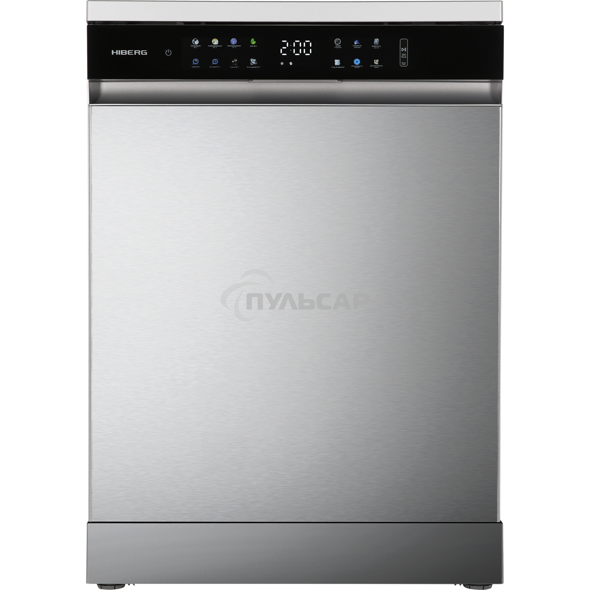 Встраиваемая посудомоечная машина HIBERG F68 1530 LХ, серебристый