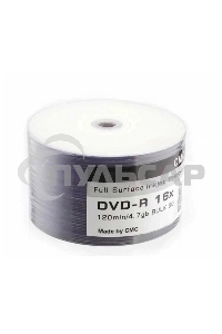 Диски CMC DVD-R 4,7 Gb 16x Bulk/50 Full Ink Print