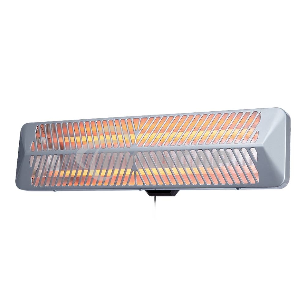 Обогреватель инфракрасный Ballu BIH-LW2-1.5 серый, кварцевый, 1500 Вт, 25 м2