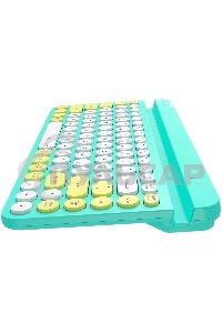 Клавиатура беспроводная A4Tech Fstyler FBK30, USB, Bluetooth/Радиоканал, зеленый