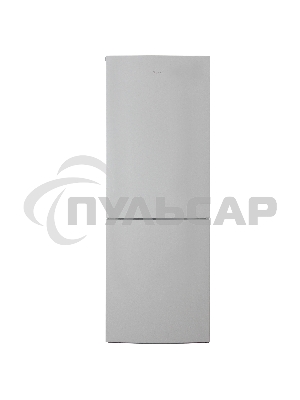Холодильник Бирюса М6127 металлик двухкамерный 245/100л морозилка снизу