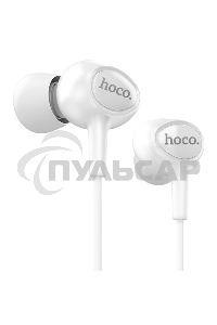 Наушники проводные Hoco M3 белый