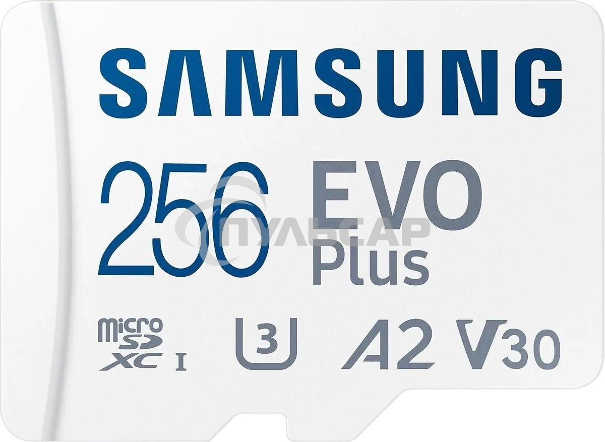 Флеш карта Samsung EVO Plus microSDXC 256Gb MB-MC256KA/EU
