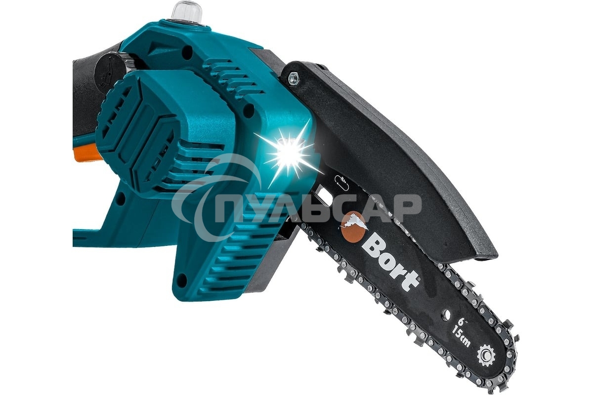 Пила цепная аккумуляторная Bort BKS-216-Li (2 АКБ + ЗУ)