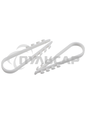 Дюбель-хомут 19-25мм для круглого кабеля NO-224-558 белый (уп.10шт) Эра Б0066279