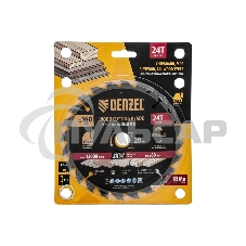 Пильный диск по дереву Denzel ф160 х 20 мм, 24 зубьев 733047