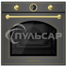 Духовой электрический шкаф Zigmund & Shtain E 166 B черный/бронза