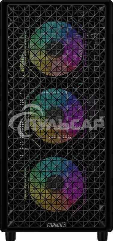 Компьютерный корпус Aerocool / Formula MANA DYNAMIC черный без БП ATX 6x120мм 2xUSB 3.0 1xUSB3.1 audio bott PSU