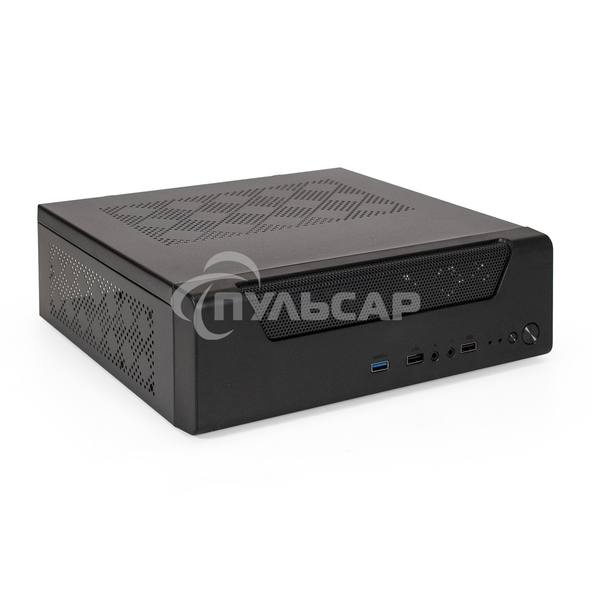 Компьютерный корпус Desktop ExeGate FL-102-TPS450 (mini-ITX, БП TPS450 с вент. 8см, 2*USB + 1*USB 3.0, аудио, черный)