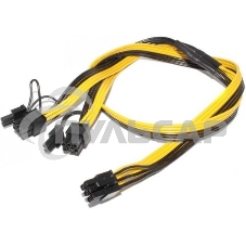 Кабель 6 pin to 2 x 6+2 pin GPU power adapter splitter cable Кабель 6 pin to 2 x 6+2 pin GPU power adapter splitter cable