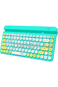 Клавиатура беспроводная A4Tech Fstyler FBK30, USB, Bluetooth/Радиоканал, зеленый