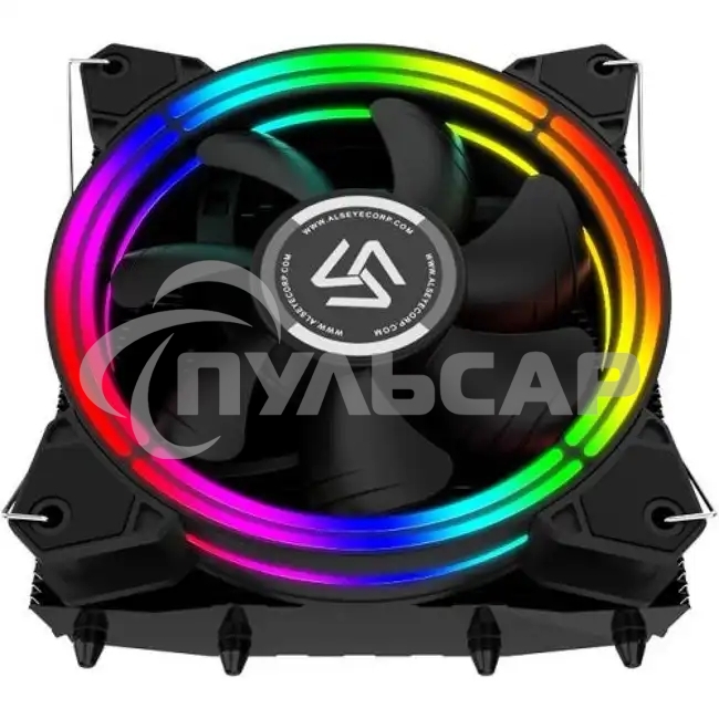 Кулер для процессора Alseye H120TD черный, 120 мм, алюминий/медь, 2000 об/мин, 35.5 дБ, 4 pin, 125 Вт, 95 мм