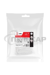 Дюбель-хомут 19-25мм для круглого кабеля NO-224-558 белый (уп.10шт) Эра Б0066279