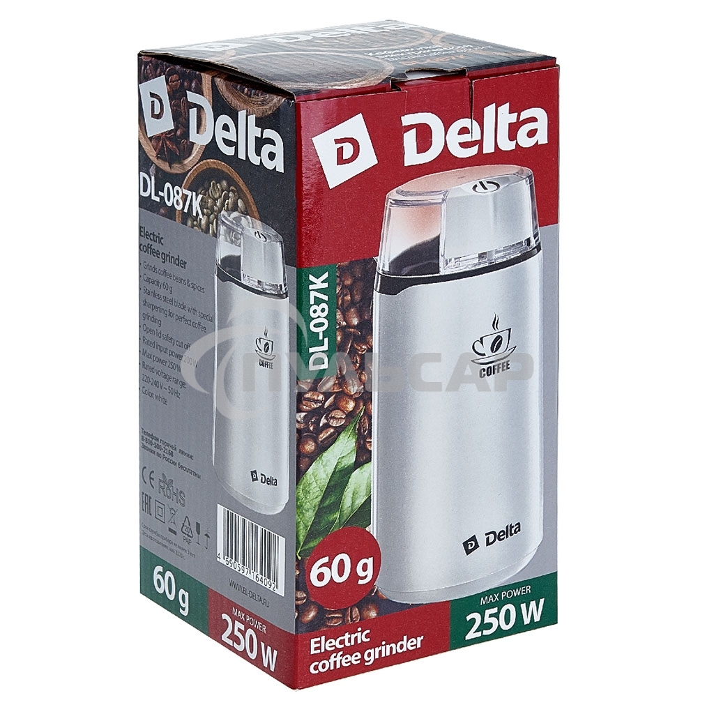 Кофемолка Delta DL-087К белая