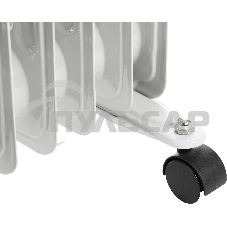 Обогреватель масляный Centek CT-6200 (7 секций) белый, 700/1000/1500 Вт, 15 м2, термостат