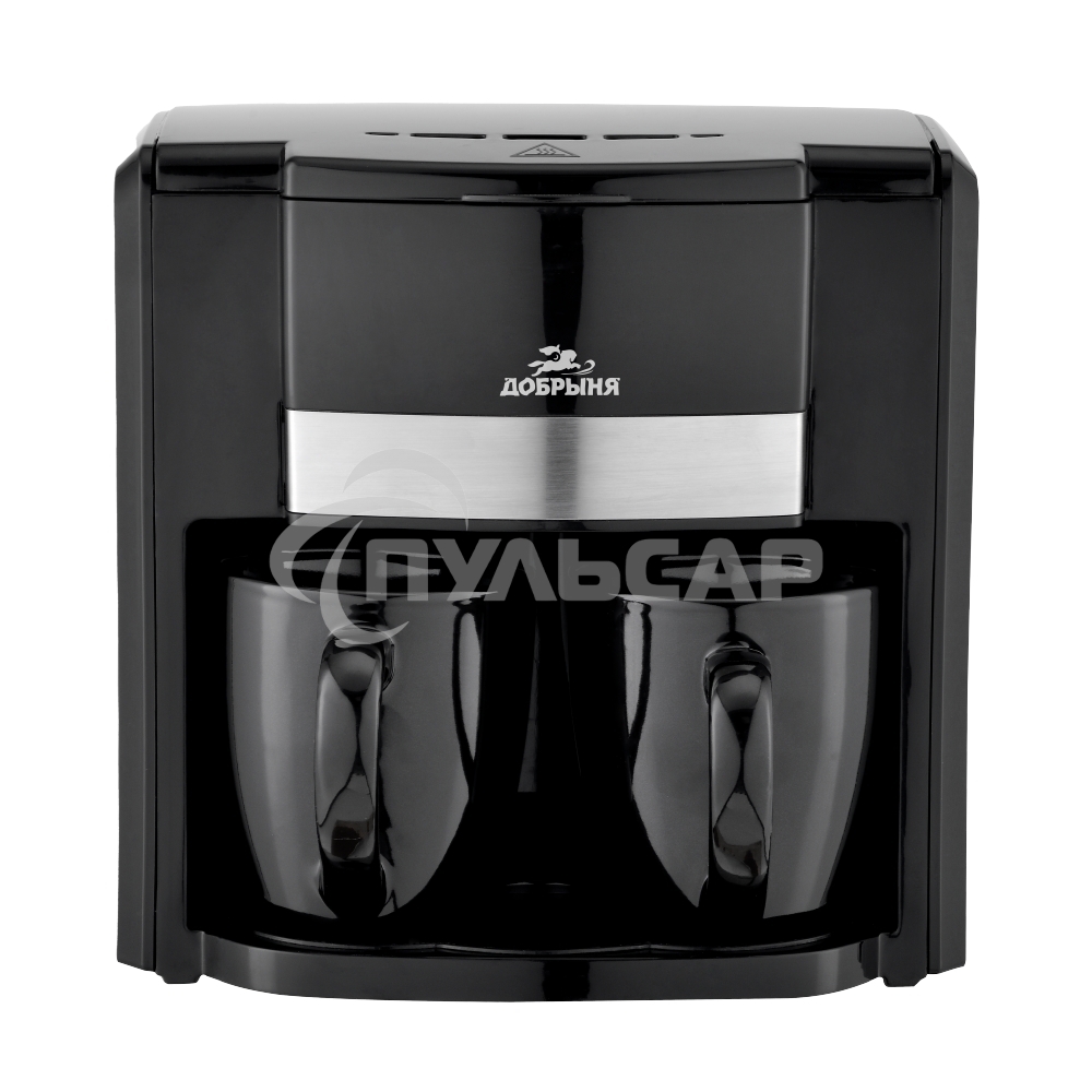 Кофеварка эл. капелн Добрыня DO-3604 (0,3л, 500Вт) 2кружки x6