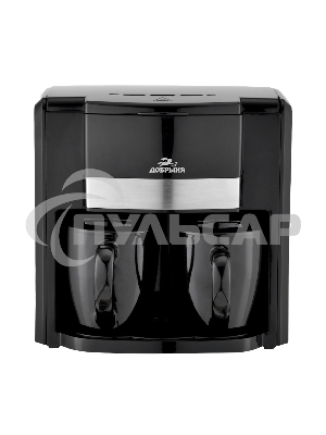 Кофеварка эл. капелн Добрыня DO-3604 (0,3л, 500Вт) 2кружки x6