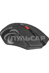 Мышь беспроводная Defender Accura MM-275 красный, 1600 dpi, радиоканал, USB, кнопки - 6