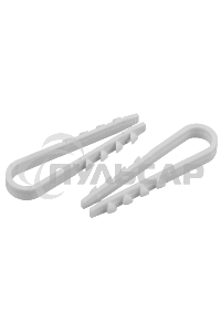 Дюбель-хомут 19-25мм для круглого кабеля NO-224-558 белый (уп.10шт) Эра Б0066279