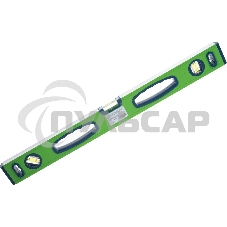 Уровень СИБРТЕХ алюминиевый УСМ-0,5-600, фрезерованный, 3 глазка, магнитный, рукоятки, 600 мм 34114