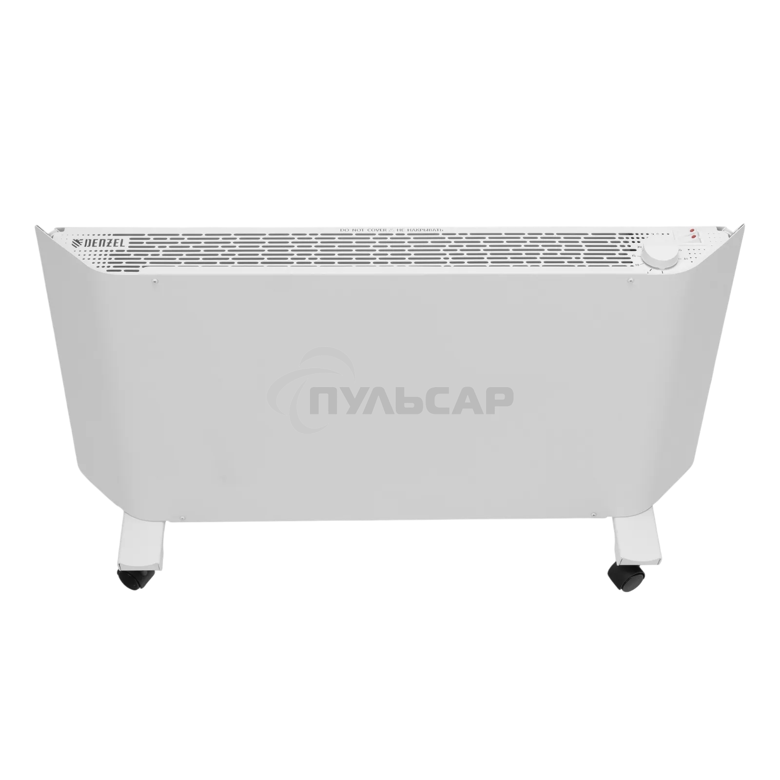 Конвектор Denzel XCE-2000 белый, 2000 Вт, 25 м2, термостат