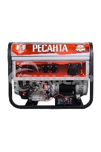 Электрогенератор бензиновый Ресанта БГ 6500 Э, 5.5 кВт, 66 дБ, 69.8 кг