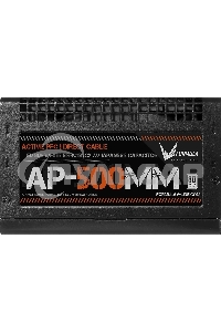 Блок питания Aerocool / Formula ATX 500W AP-500ММ 80 PLUS WHITE (20+4pin) APFC 120мм fan 6xSATA RTL