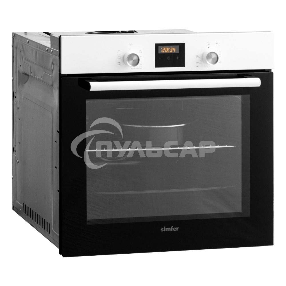 Электрический духовой шкаф Simfer B6EW56024, встраиваемый, белый