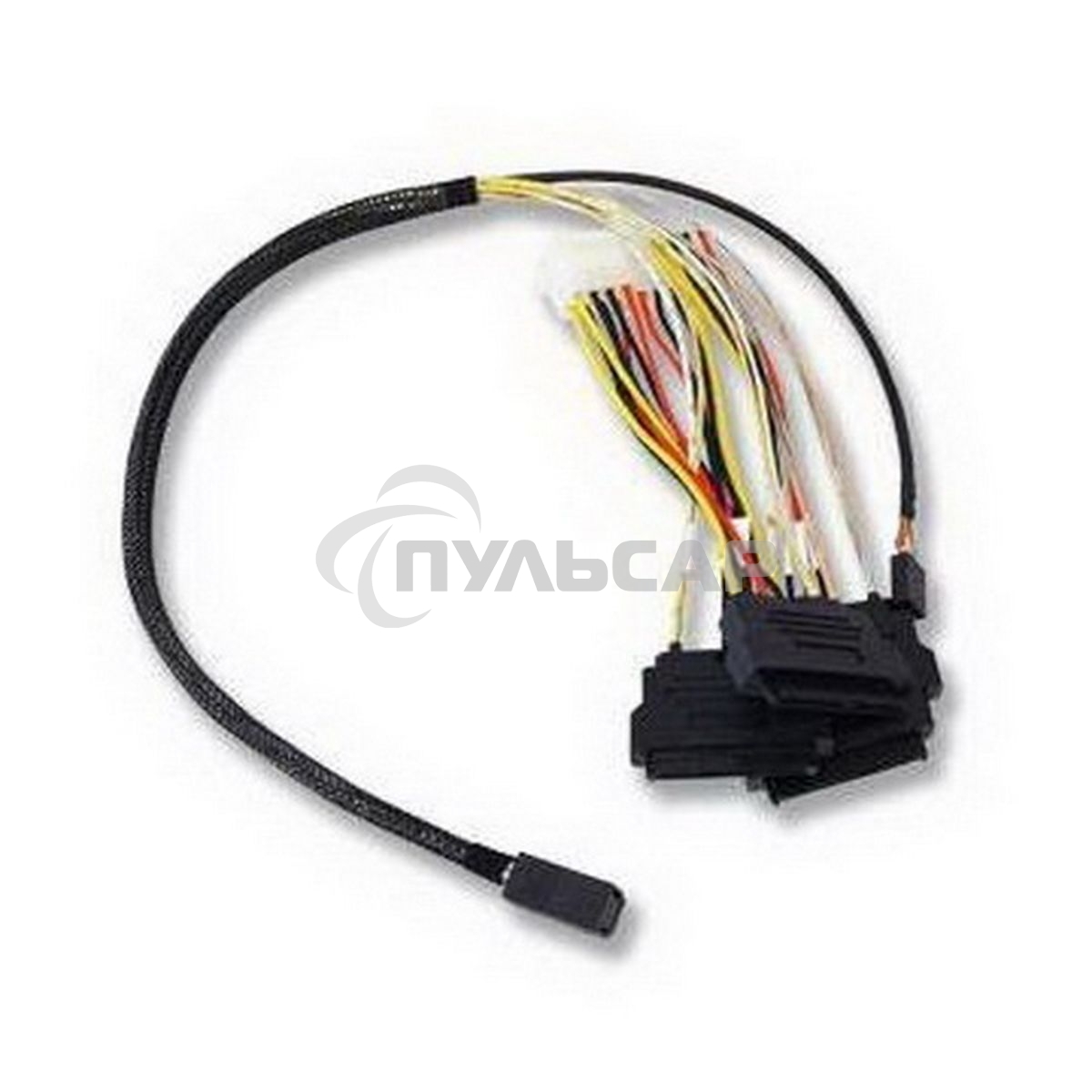 Кабель Amphenol RHS36-4819, (HDmSAS SFF8643 to 4*SAS SFF8482 internal cable), 75см