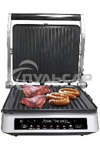 Гриль электрический Zigmund & Shtain ZEG-940 стальной, 2000 Вт