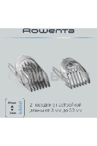 Машинка для стрижки Rowenta TN1400F1 белый/черный