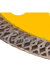 Диск алмазный отрезной Denzel 115 х 22,2мм, сплошной, супертонкий, горячий пресс, сухой/мокрый рез