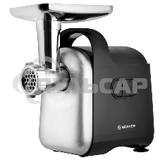 Мясорубка электрическая BRAYER BR1602, 1800 Вт, реверс, насадки кеббе, колбасы, овощей, отсек для хранен, 2 диска