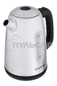 Чайник электрический Starwind SKS3210 1.7л. 2200Вт серебристый (корпус: металл)