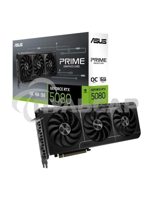 Видеокарта ASUS PRIME-RTX 5080-O16G, 16Gb GDDR7, 256 bit, DisplayPort, HDMI, GPU 2655 MHz 90YV0LX0-M0NA00